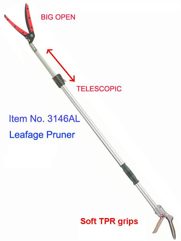 Podadora telescópica de largo alcance